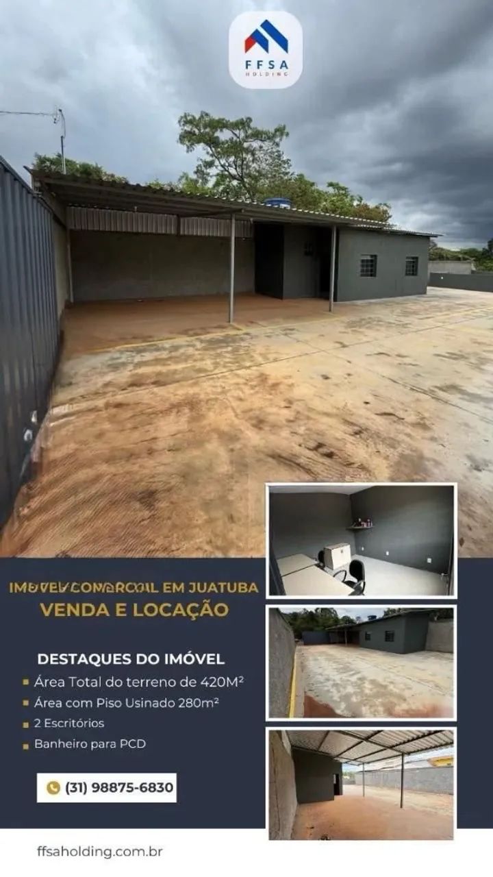 IMÓVEL COMERCIAL EM JUATUBA - MG