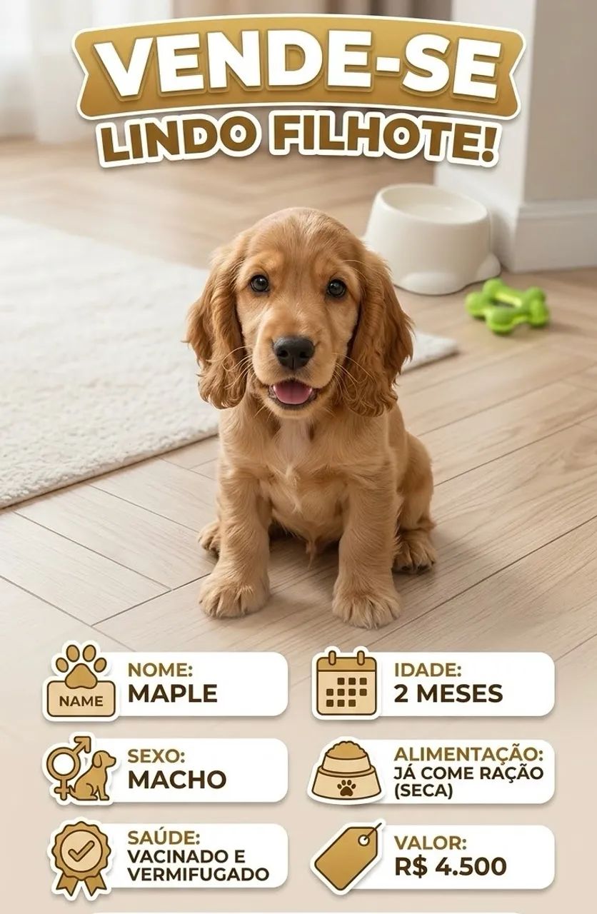 Cocker Spaniel cachorro 