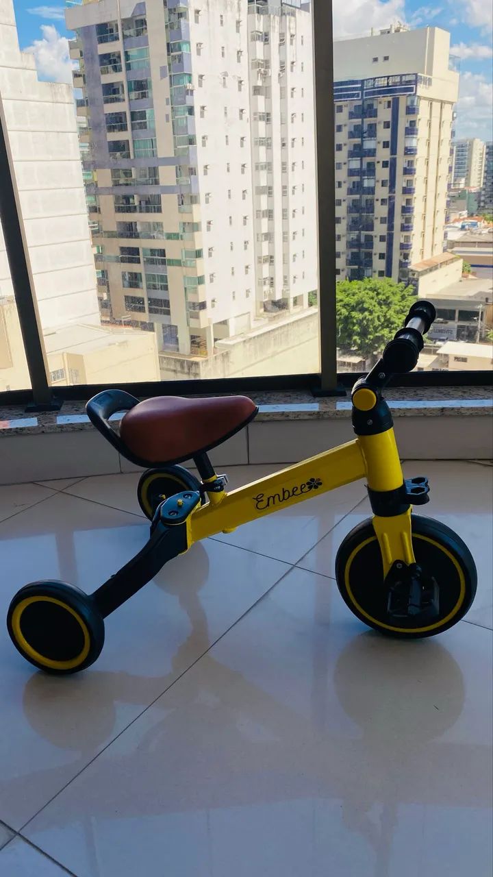 Bicicleta Triciclo Equilíbrio com e sem Pedal Multfuncional 3 Em 1 - Foto 2
