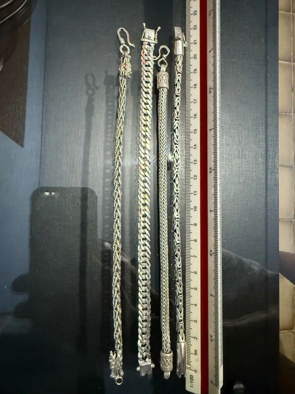 Pulseira prata bali indiana - Foto 4
