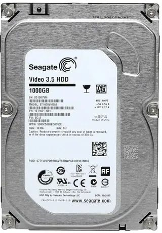 Seagate ST1000VM002 2.0 1TB 3.5 Hdd cor prata