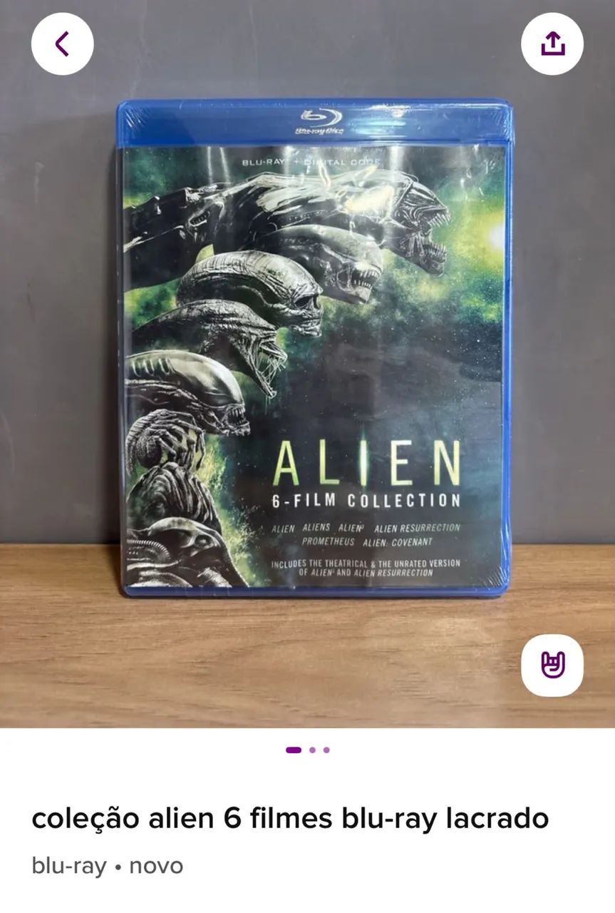 Coleção Alien em Blu-ray