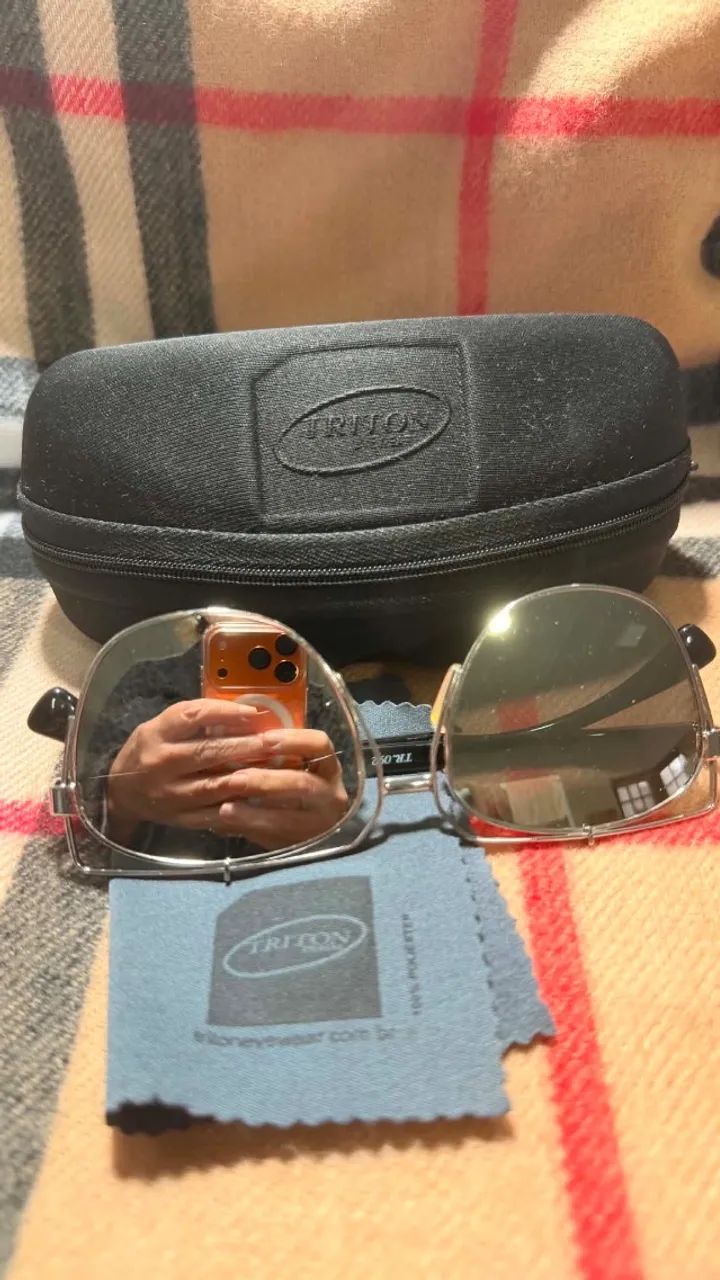 óculos de sol espelhado triton eyewear tr092 - Foto 2