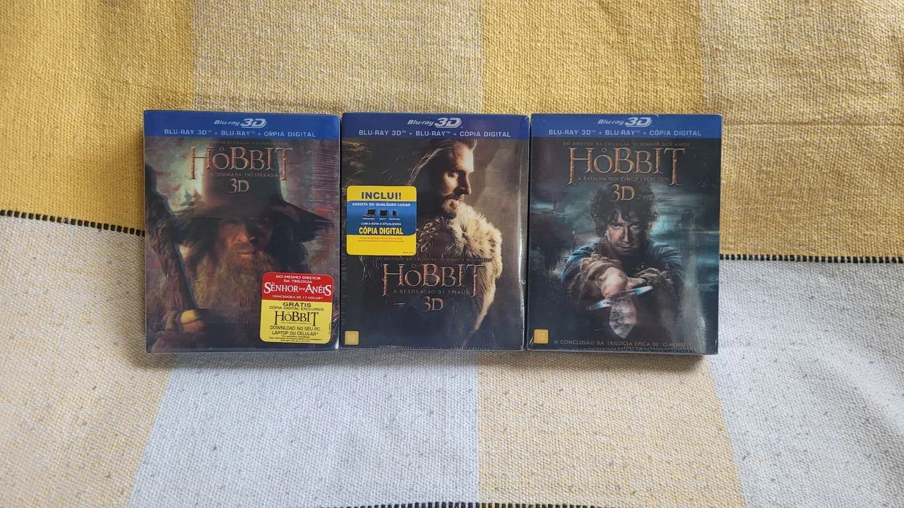Trilogia O HOBBIT - bluray