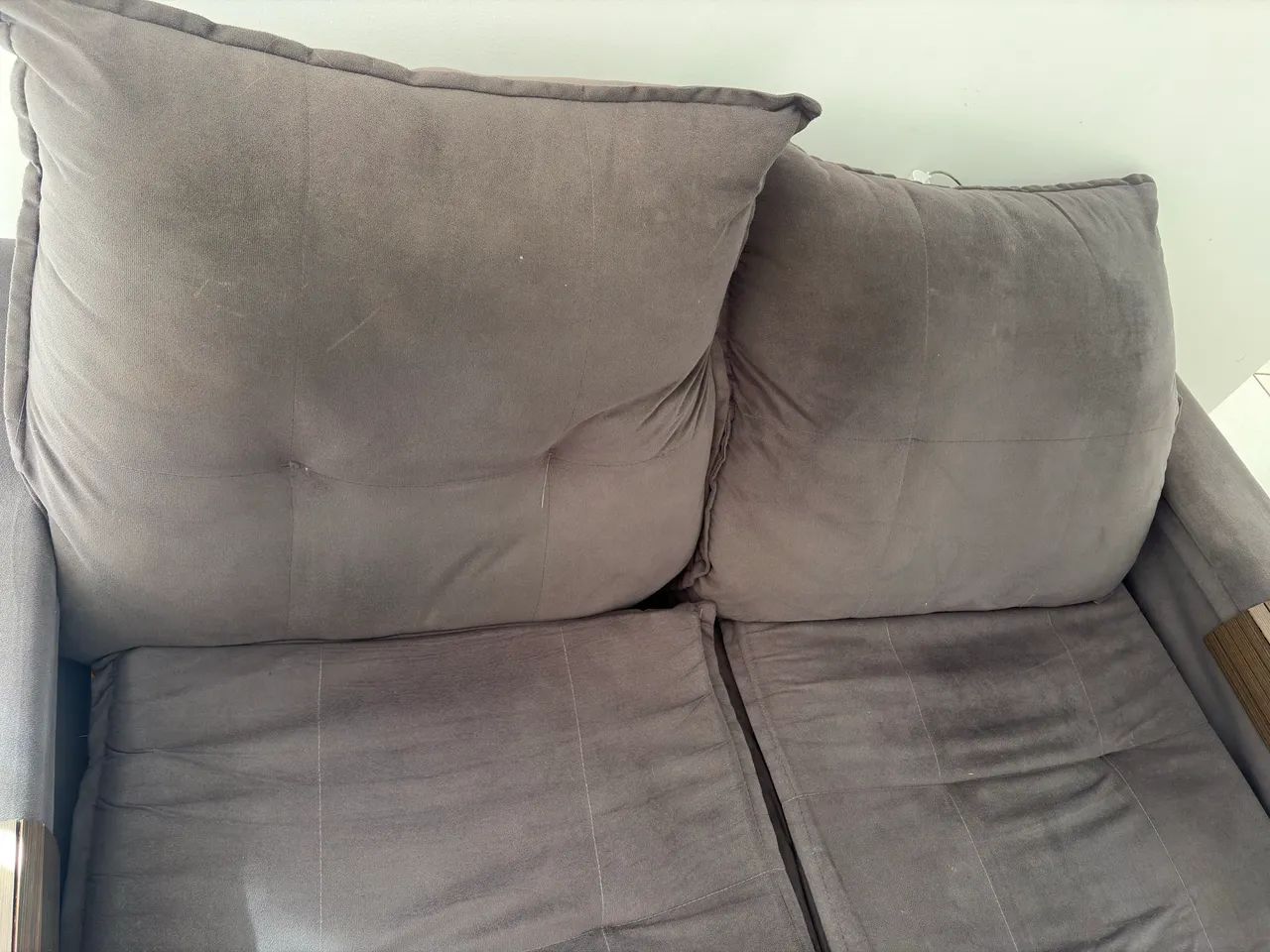 Sofá Retrátil Cinza - Foto 3