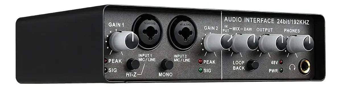 Interface de áudio profissional Q-24 TEYUN A interface de áudio TEYUN