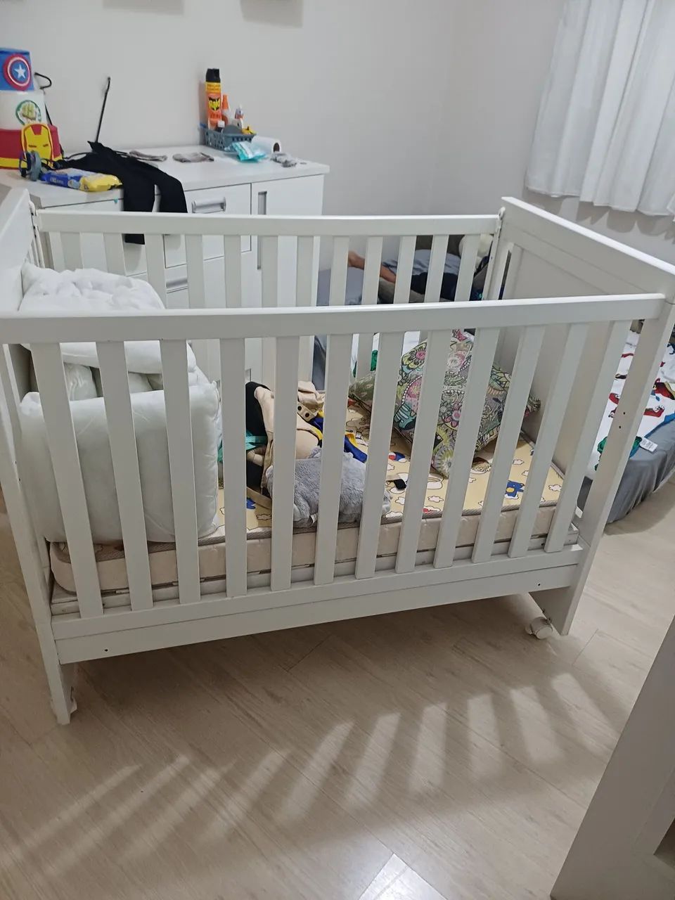 Berço americano, vira cama - Foto 2