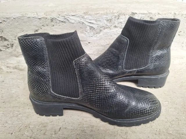 bota cano baixo preta 37 - Foto 3