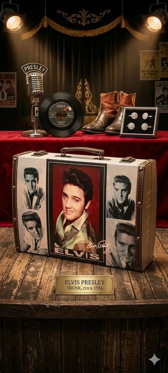 Maleta vintage Elvis Presley