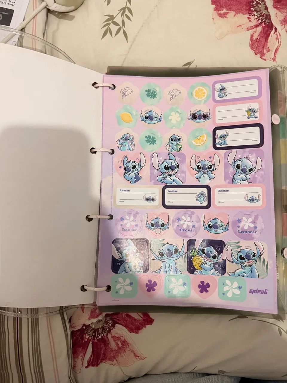 Fichário Stitch Novo - Foto 3
