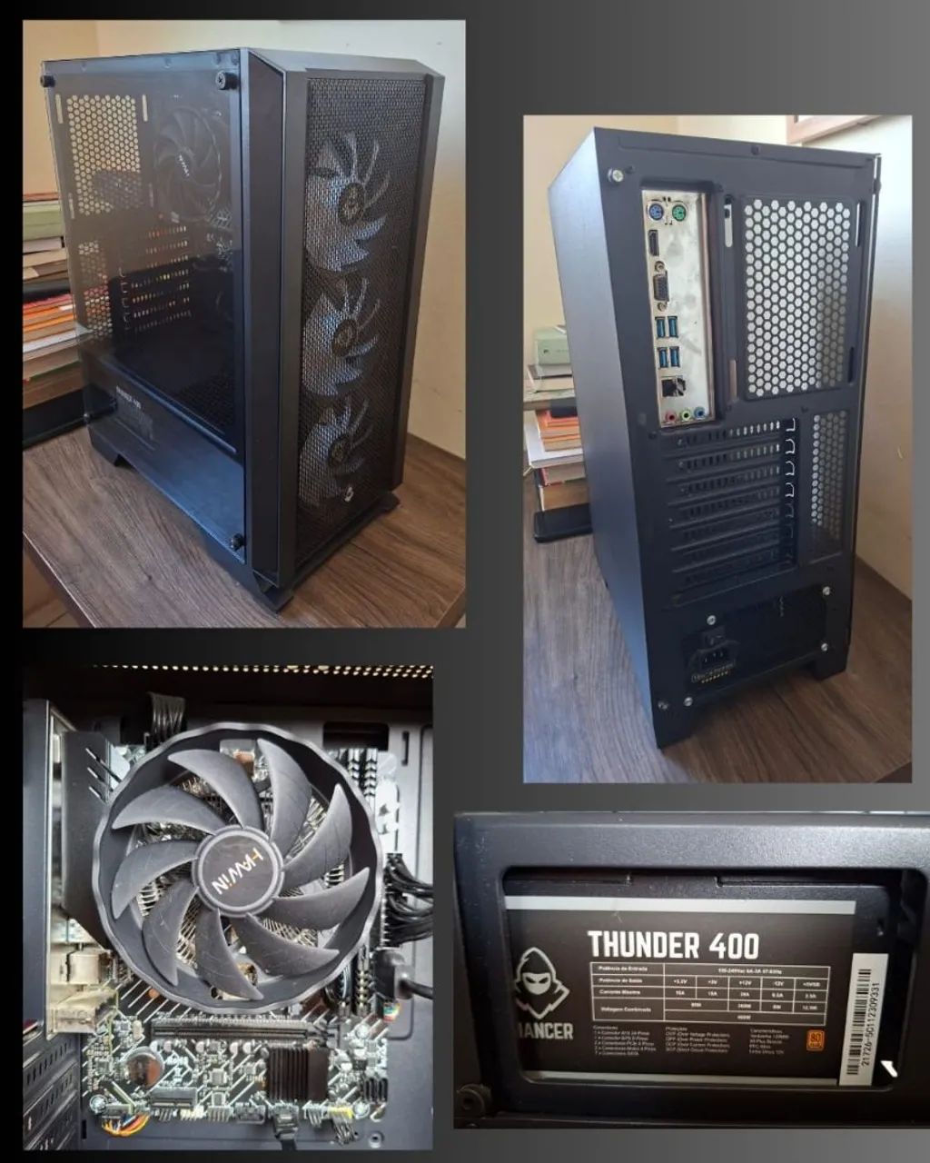 Computador Rayzen 5 (Ótimas condições)  + Monitor Samsung 24"