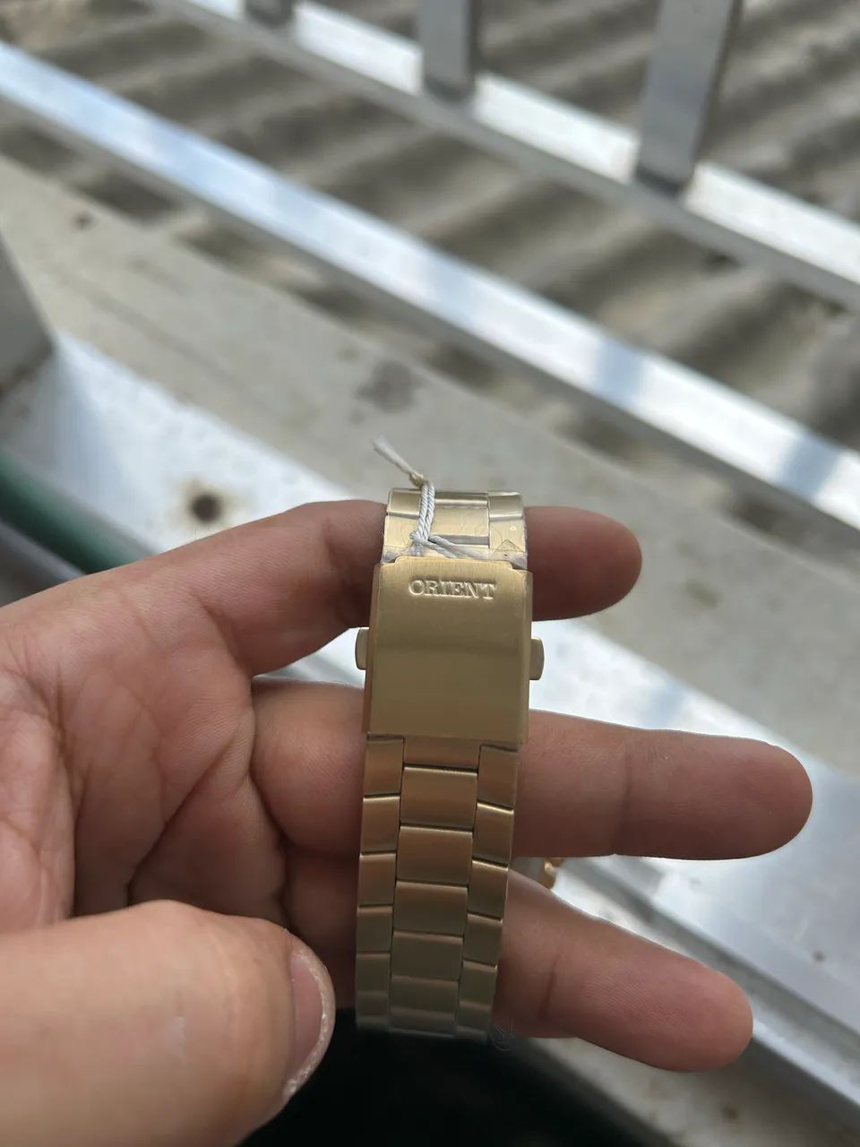 Últimos 3 | Relogio orient dourado nunca usado  - Foto 3