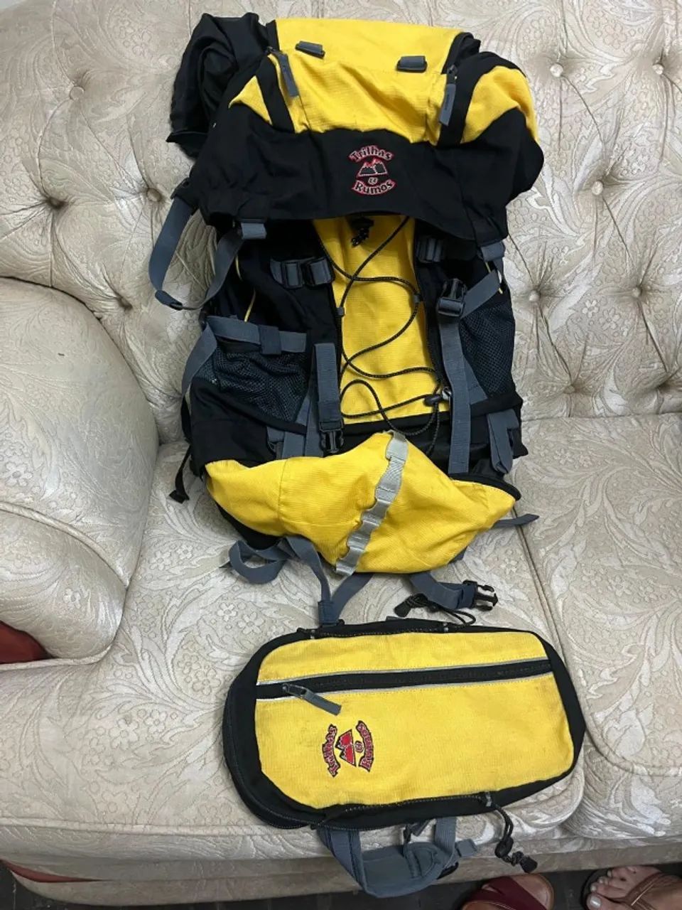 Mochila de viagem marca Trilhas e Rumos