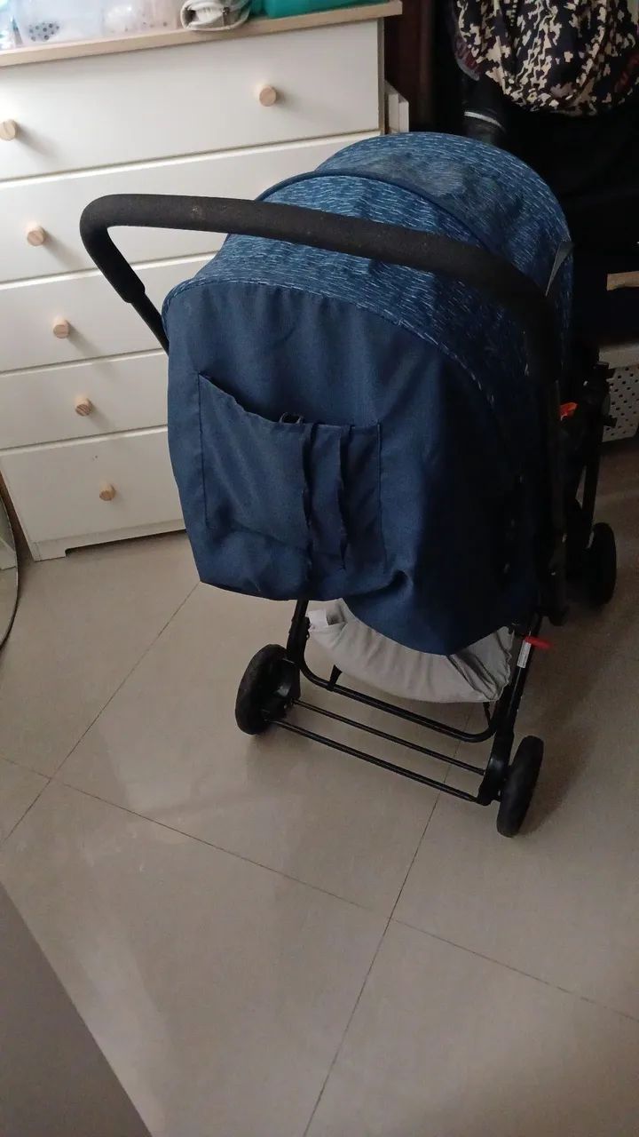 Carrinho Bebê Cosco Reverse Azul