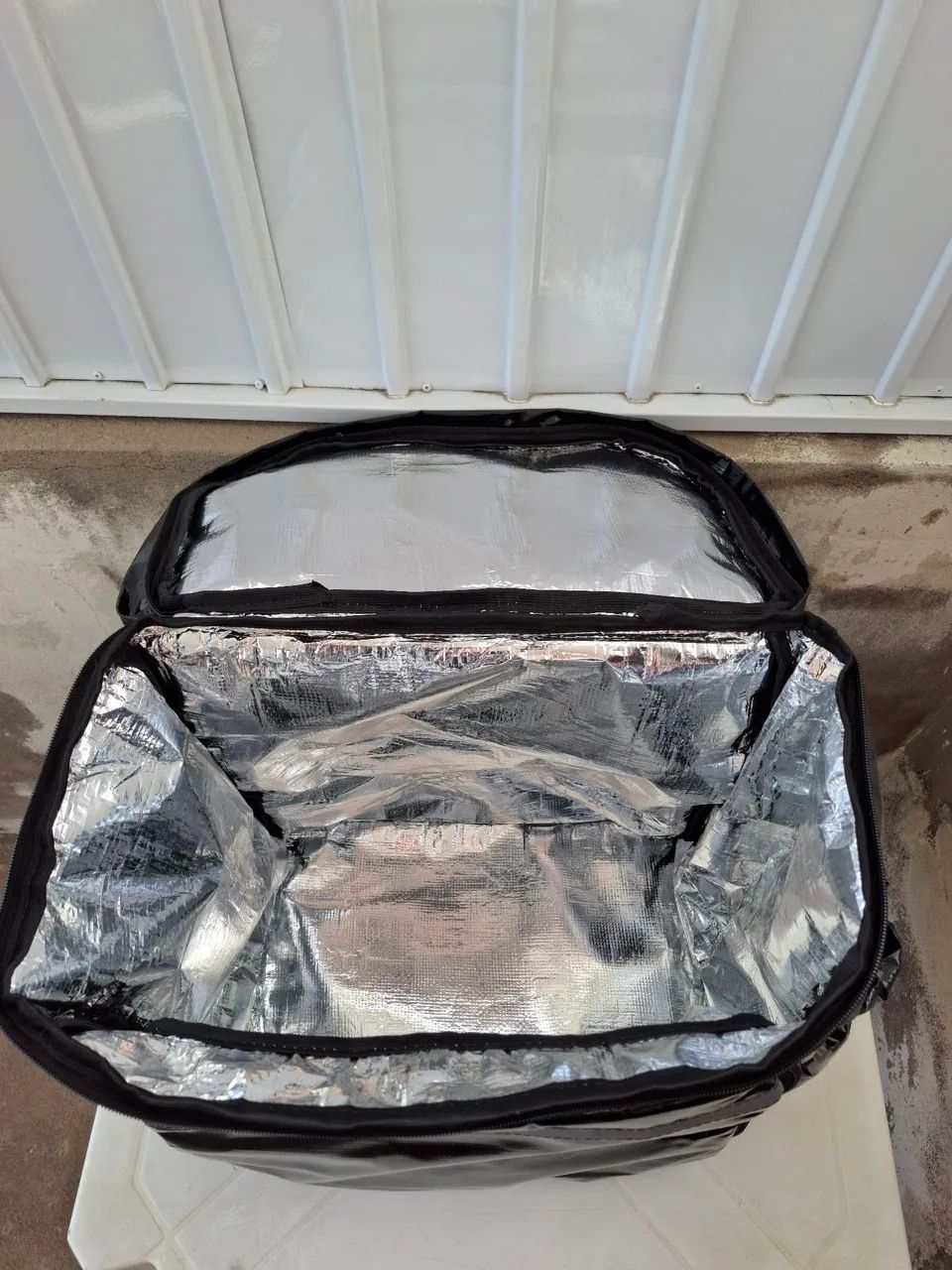 Bag mochila térmica delivery 80L preta  - Foto 4