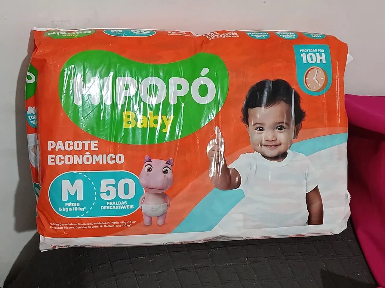 Fralda Hipopó Baby M