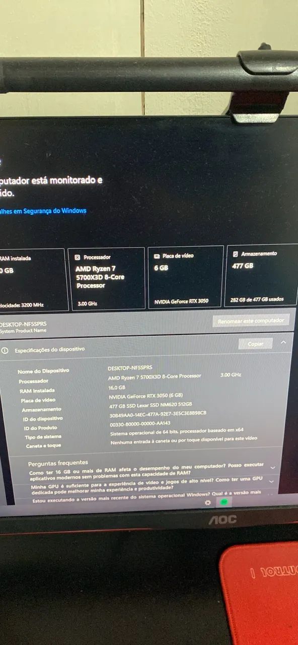 VENDO SETUP GAMER COMPLETO!! - Foto 3