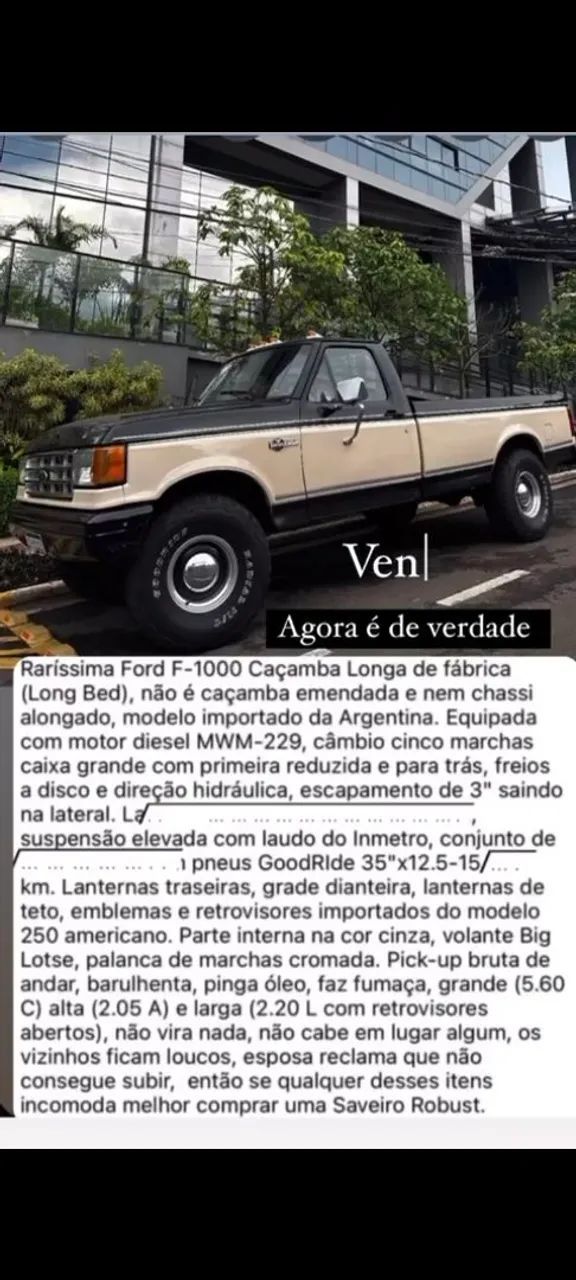 Ford F-1000 S. S. Diesel / S.s. Diesel Turbo 1994