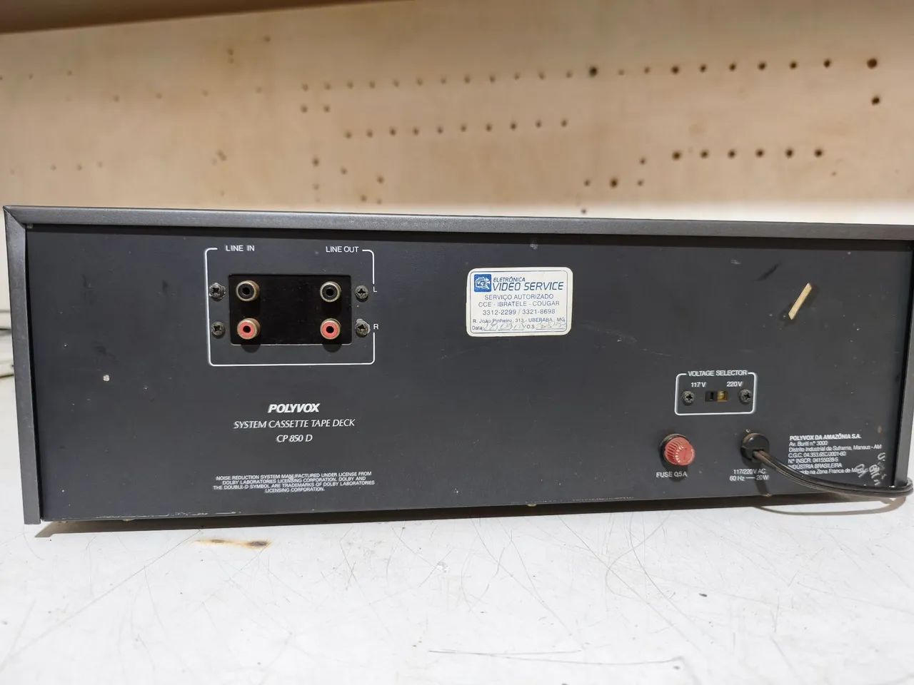 Lindo Tape Deck Polivox CD 850 D - Foto 4