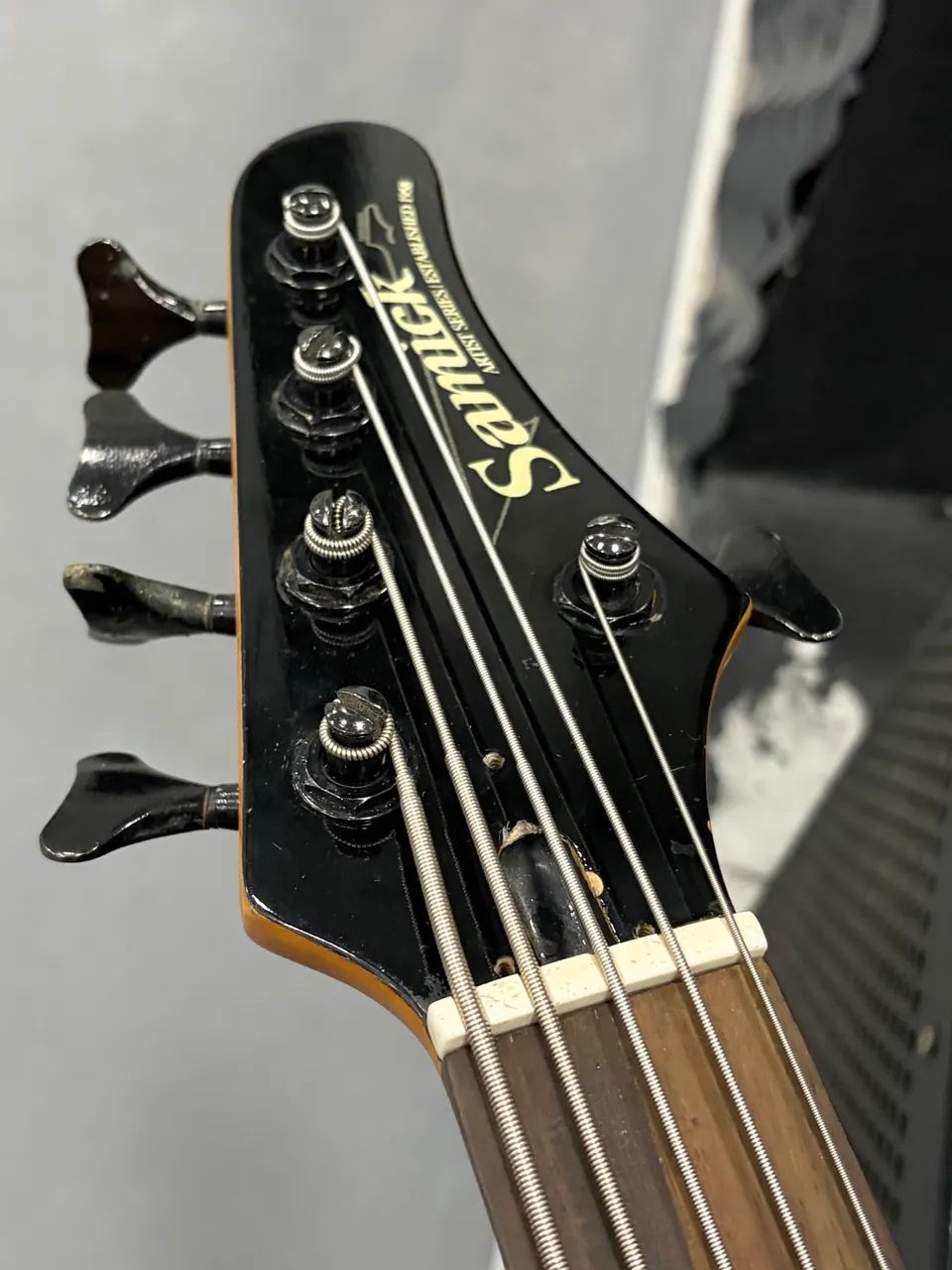Baixo Samick Saturno c/ traste de inox  - Foto 5