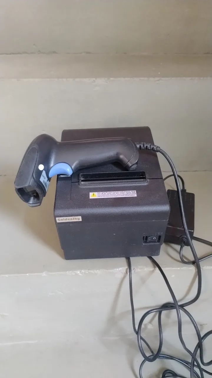 Impressora não fiscal e leitor óptico 