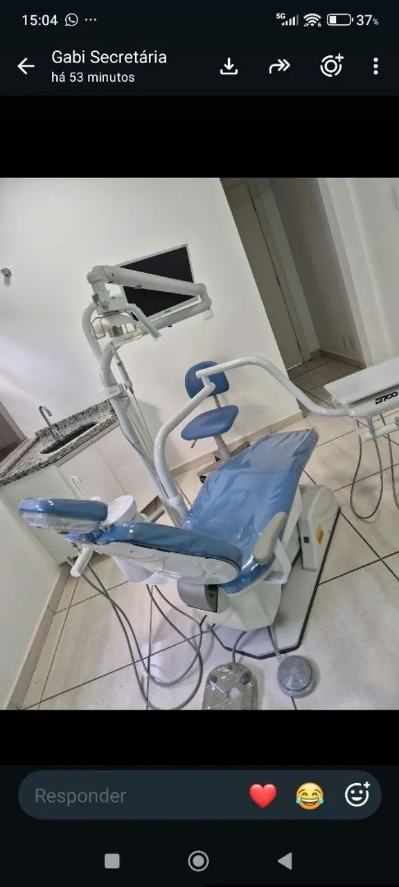 Cadeira Odontológica D700 semi nova. - Foto 3