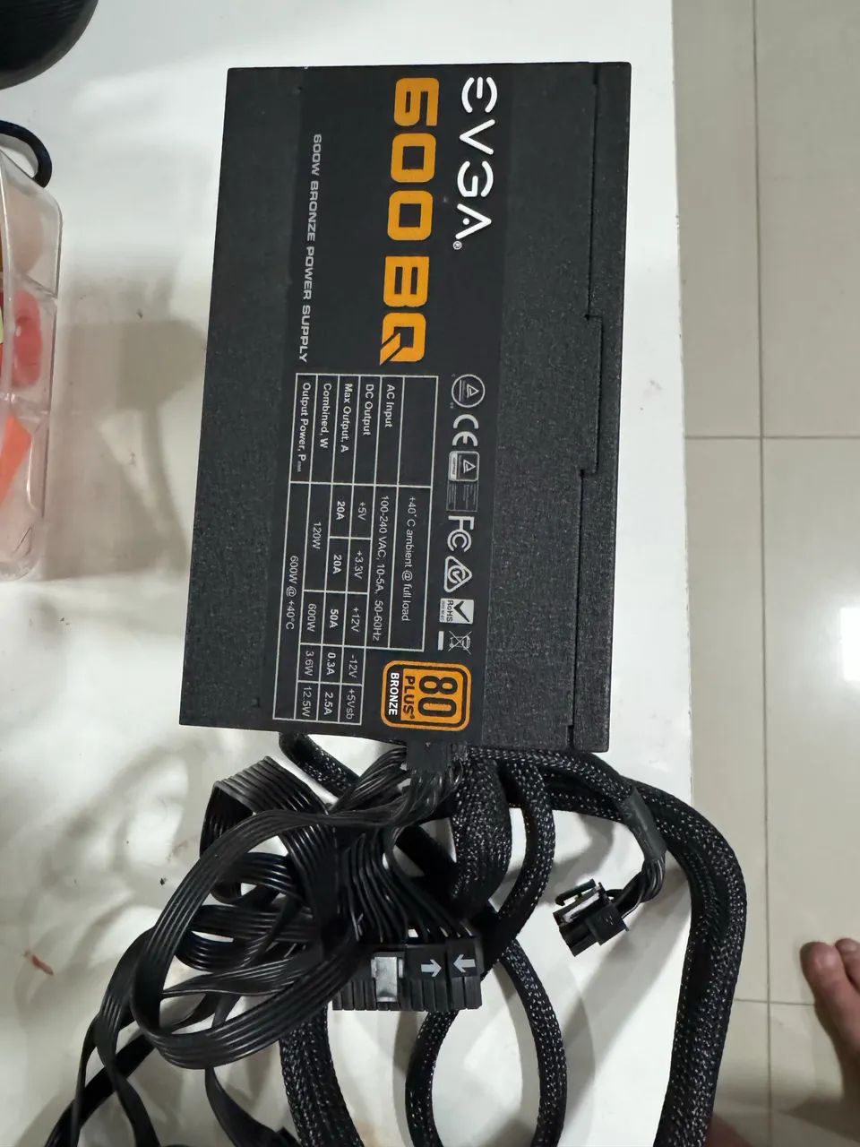 Fonte ATX EVGA 600w Semi-Modular - Foto 4