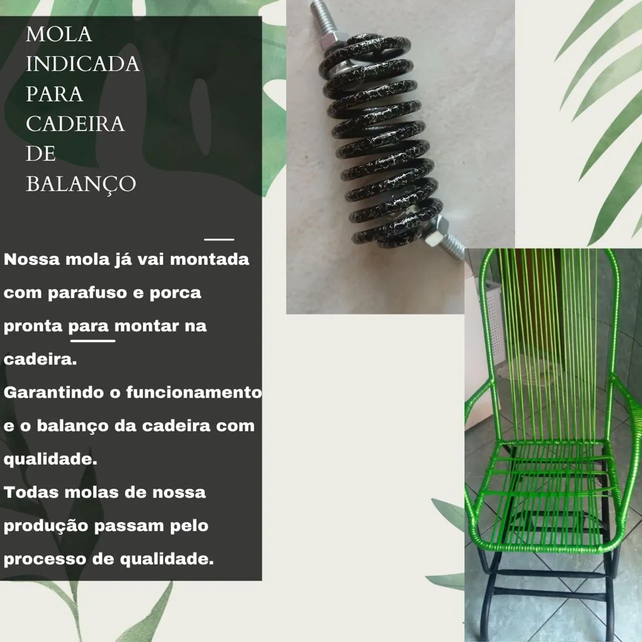 Molas para cadeira de balanço O PAR