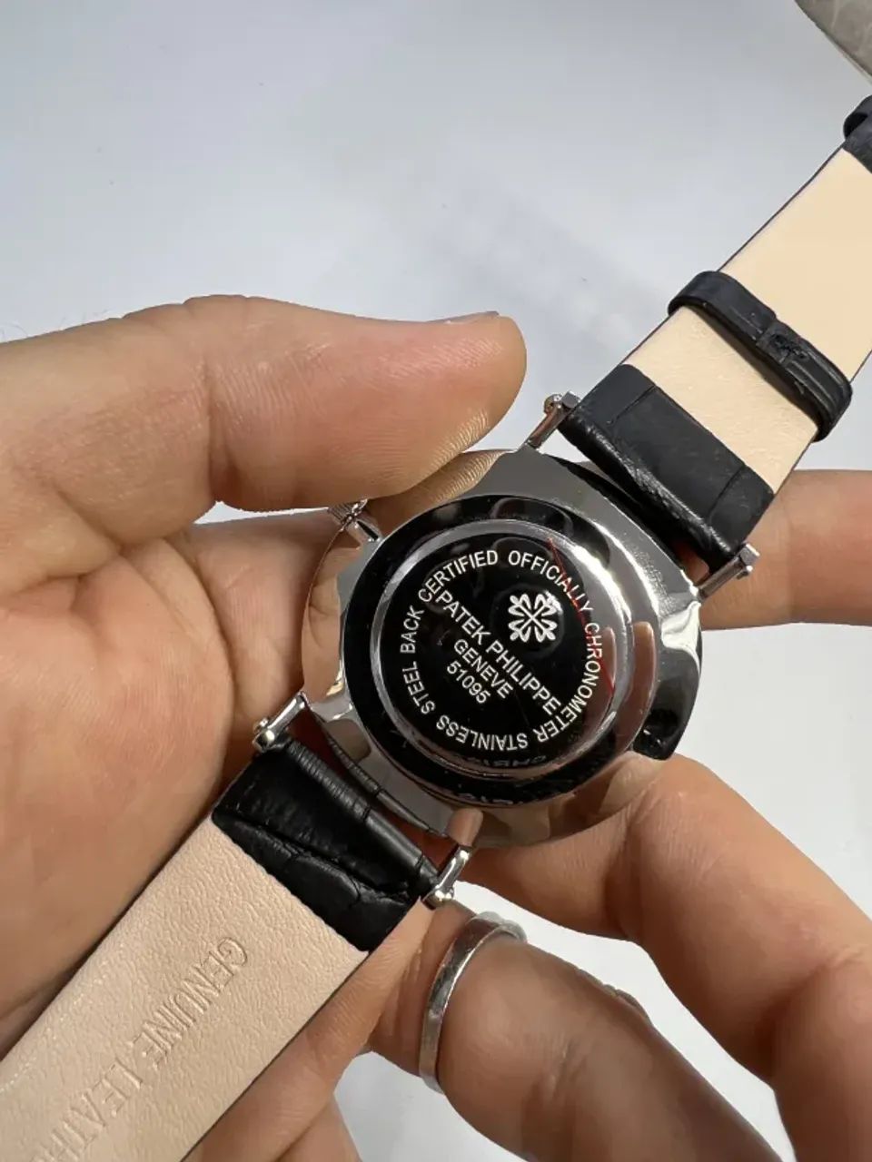 Relógio PATEK PHILIPPE GENEVE AUTOMÁTICO CALATRAVA - ENTREGAMOS  - Foto 4