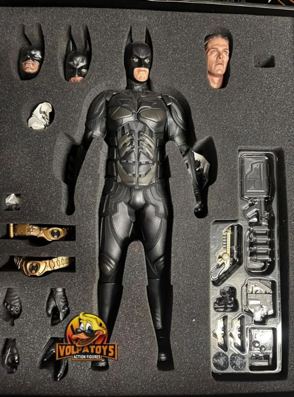 BATMAN DX12 - HOT TOYS THE DARK KNIGHT RISES * LER ANUNCIO