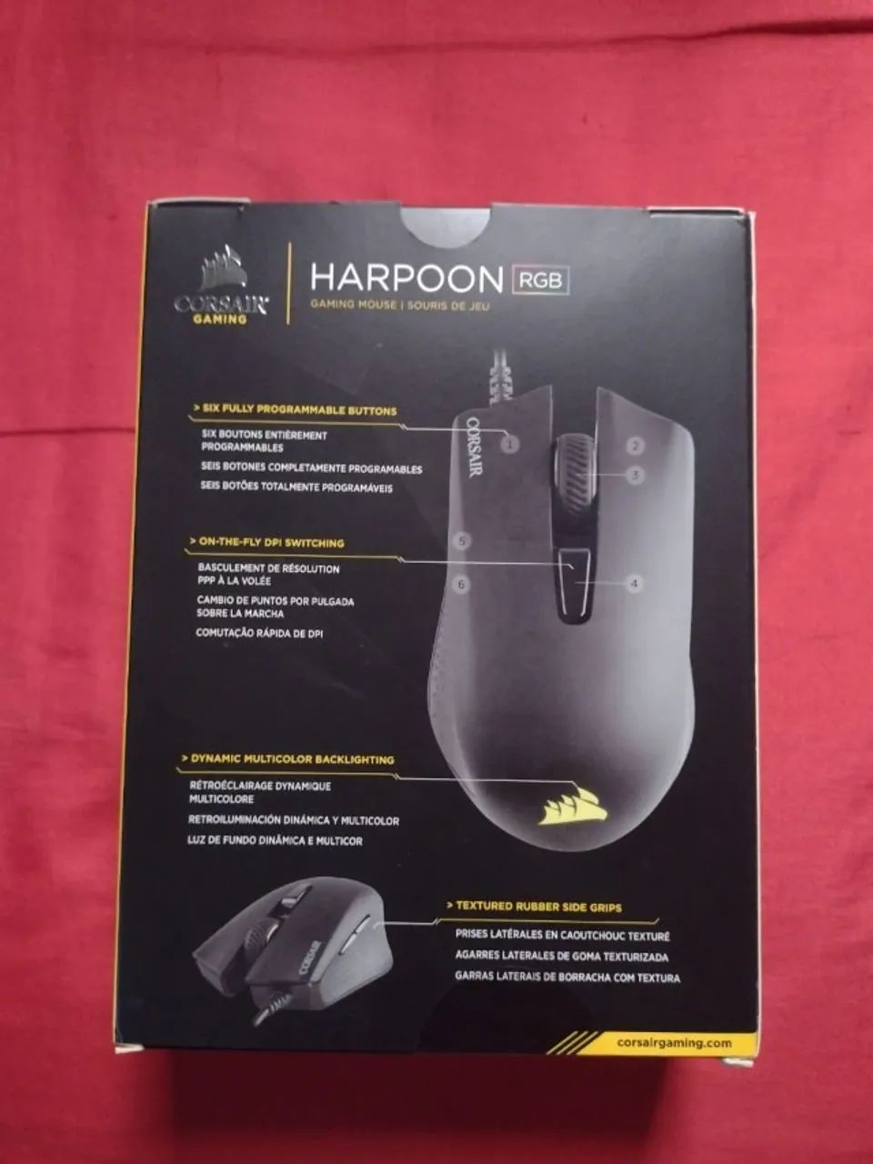Troco Mouse Corsair Harpoon Lacrado - Foto 2
