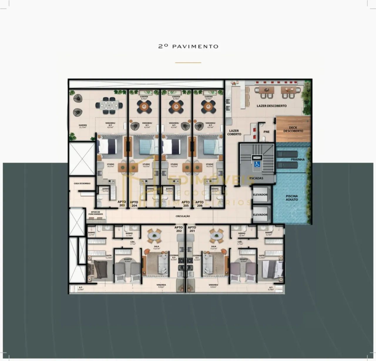 Studio Funcional em Jardim Camburi - Ideal para Jovens Profissionais! - Foto 4