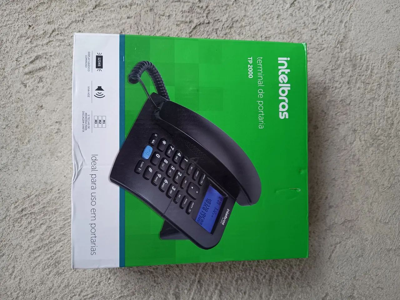 Vendo Terminal Portaria Tp 2000 Intelbras/Maxcom com Lcd, novo na caixa. - Foto 3