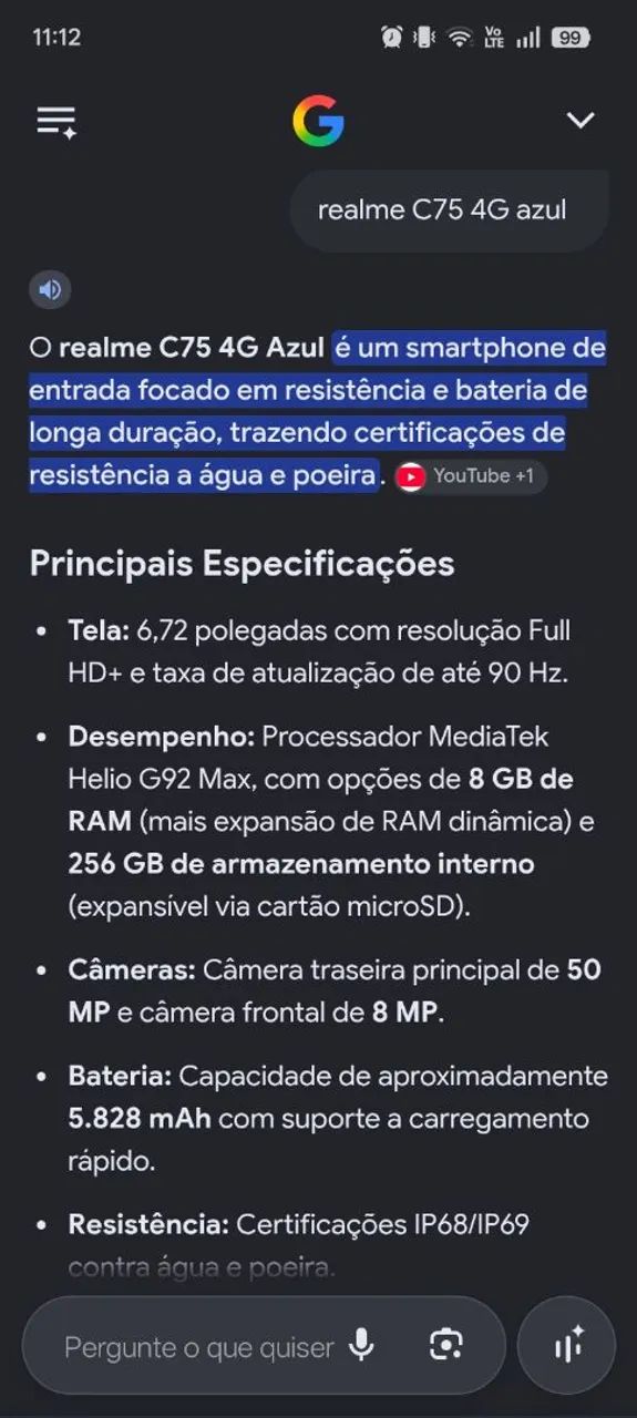 Celular realme semi-novo  - Foto 2