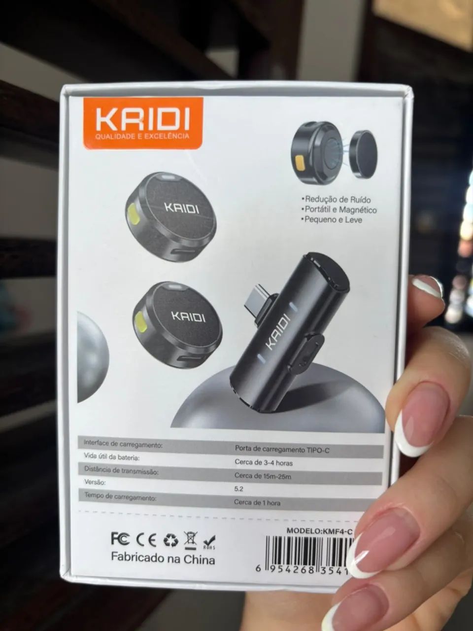 MICROFONE LAPELA KAID COMPLETO - Foto 3