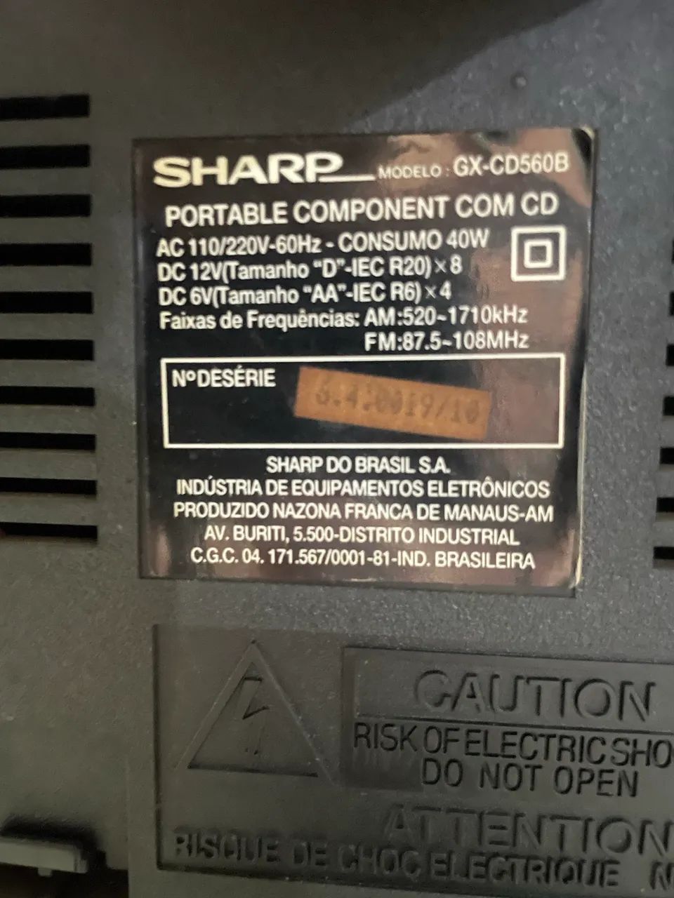 Aparelho de som marca sharp - Foto 4