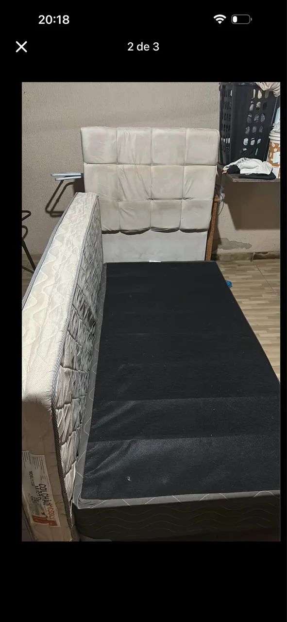 Vendo cama de solteiro  - Foto 2