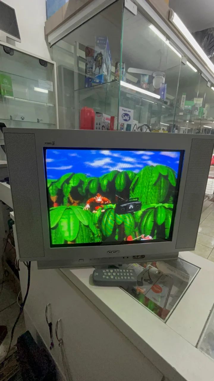 Tv retrô games cce tela plana crt tubo 21 polegadas  - Foto 5