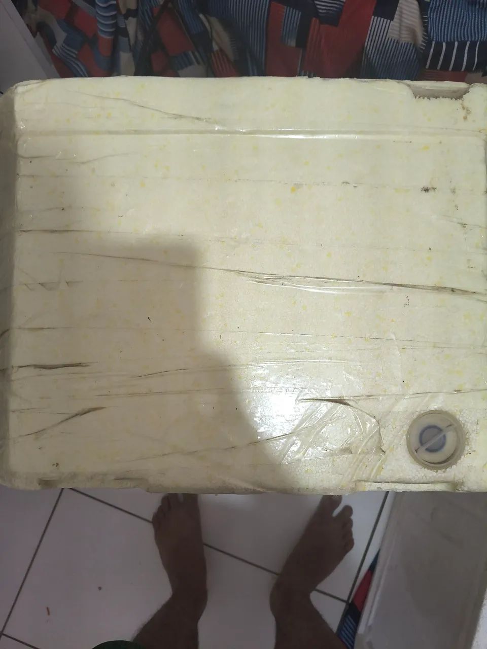 Caixa de isopor térmica usei 2 vezes e estáva guardado  - Foto 3