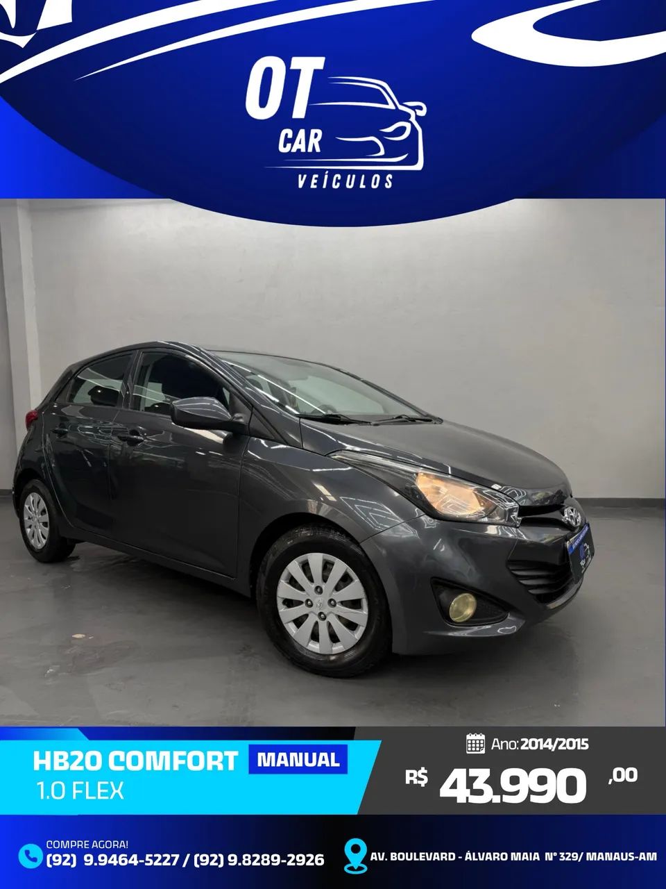 Hyundai Hb20 HB20 Comf./C.Plus/C.Style 1.0 Flex 12V 2015