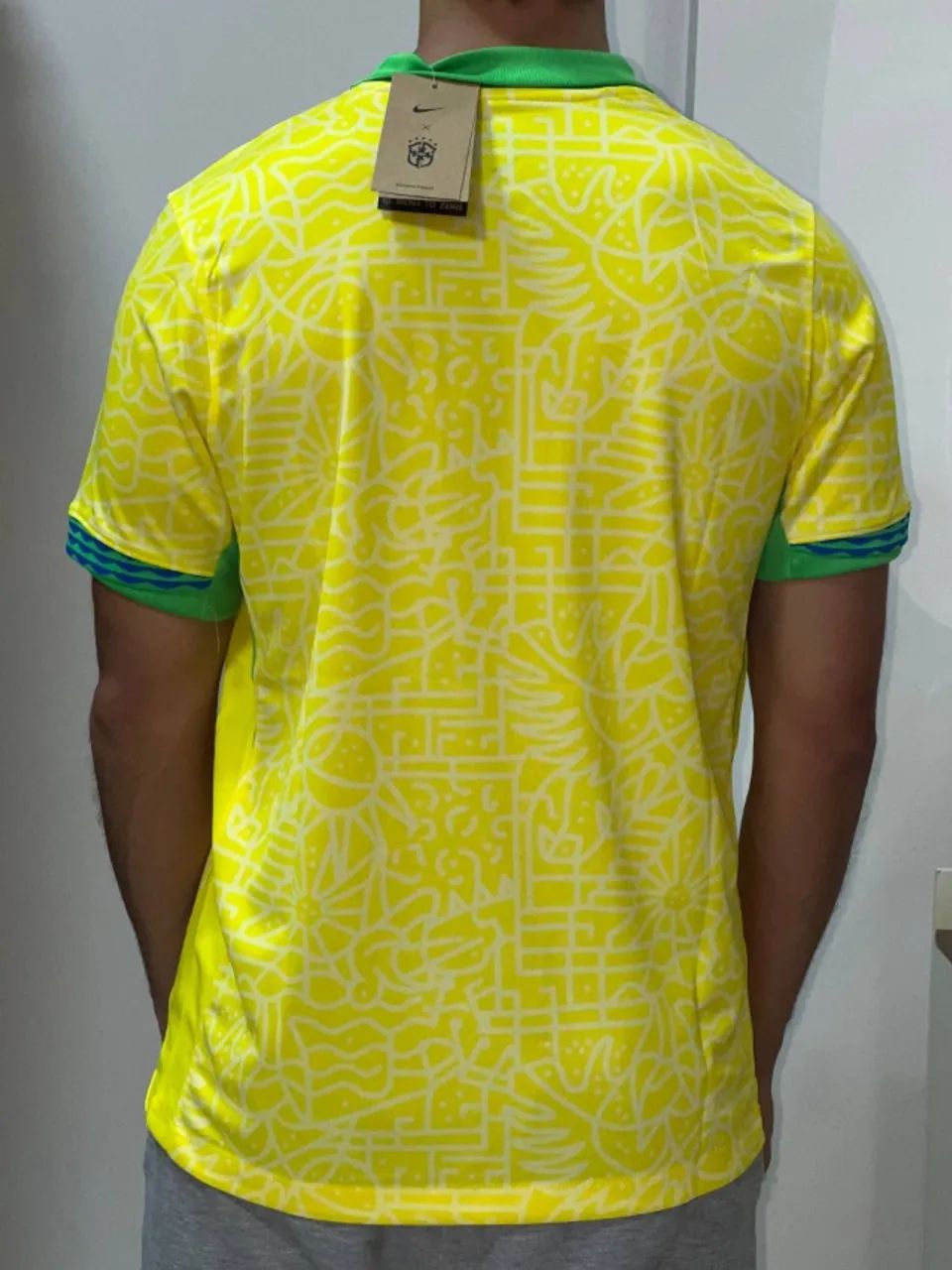 Blusa da Seleção Azul  e Amarela / Copa america  /  M e G - Foto 3