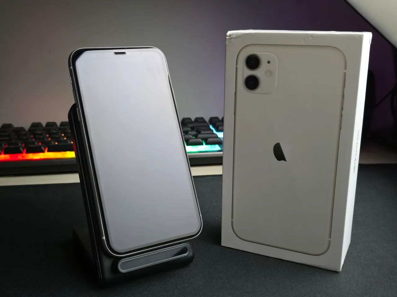 iPHONE 11 128GB BRANCO COMPLETAMENTE ORIGINAL - Foto 3