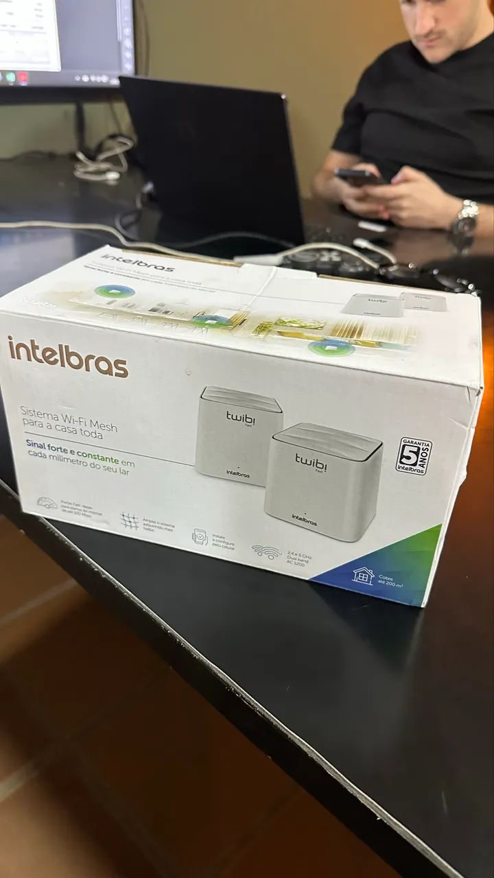 Kit Roteador Mesh Intelbras Twibi Fast Wi-Fi - Foto 4