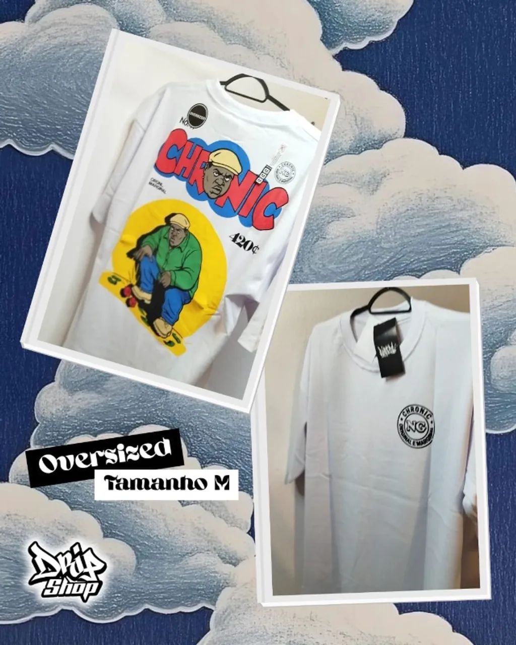 Camiseta masculina Oversized - Foto 2