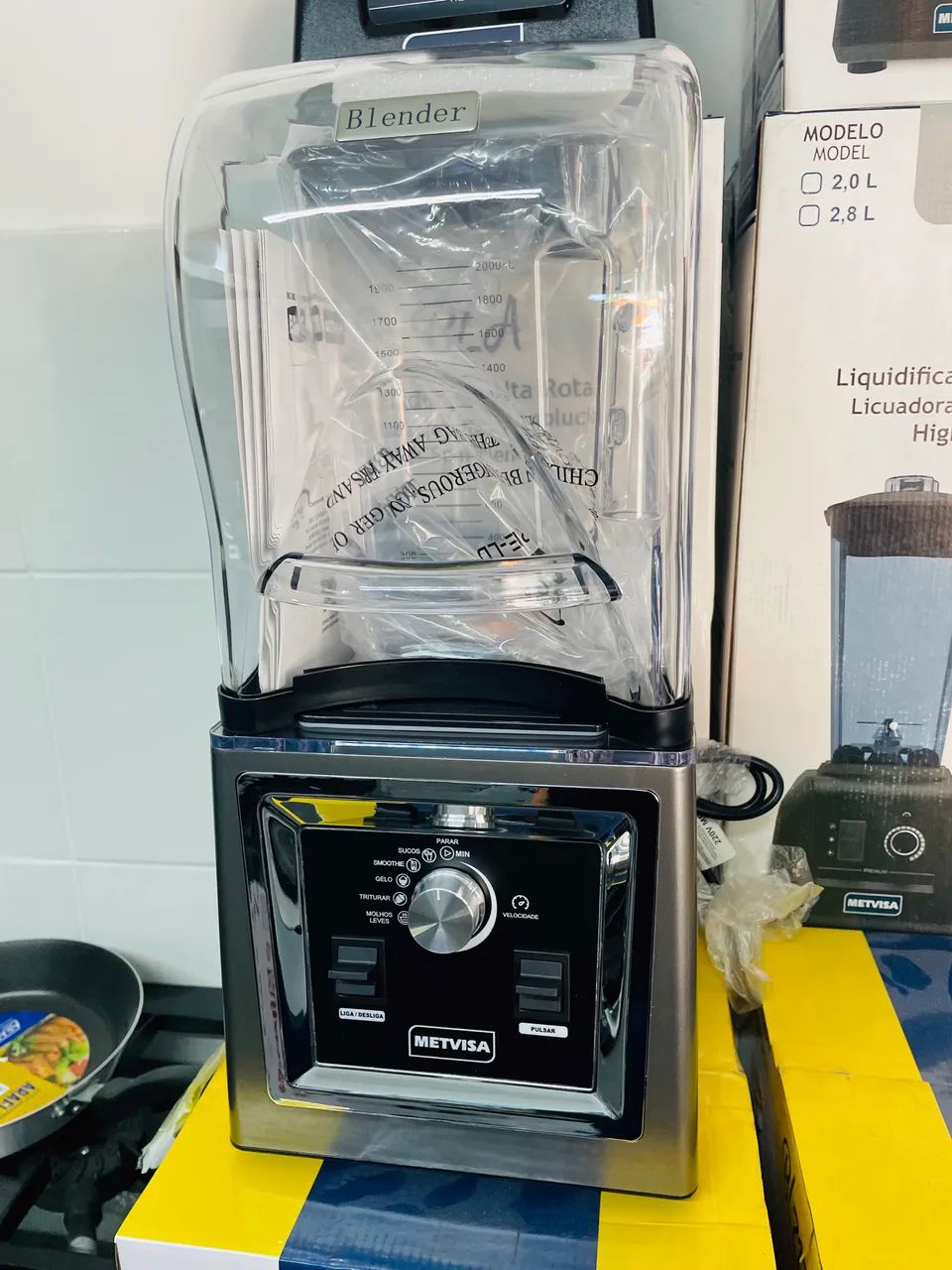 MB Liquidificador enclausurado 2L - Metvisa  