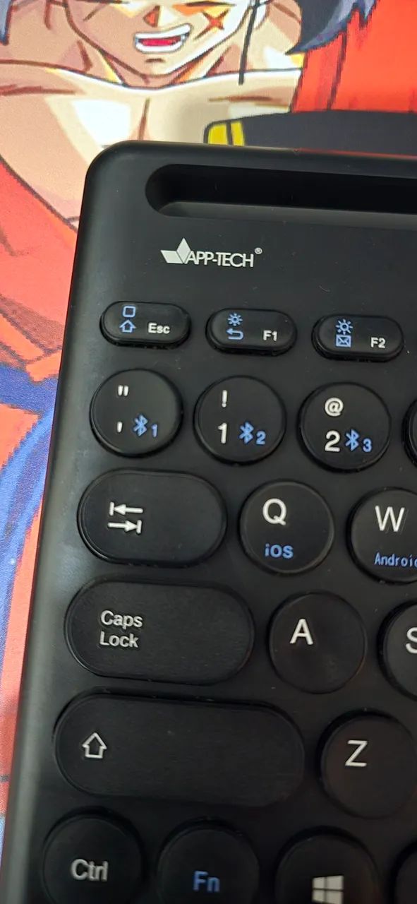 Teclado bluetooth APP-TECH com carregamento USB - Foto 5