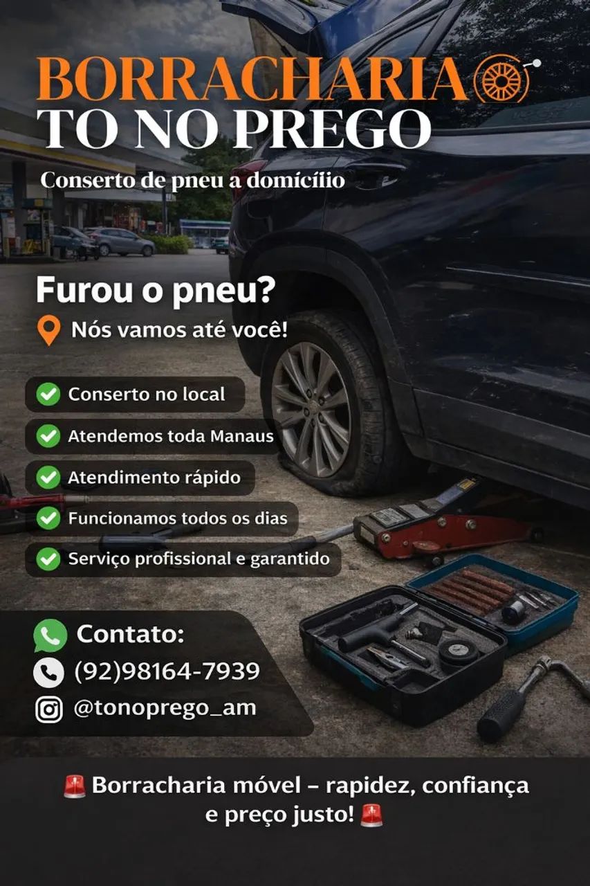 Borracharia delivery 