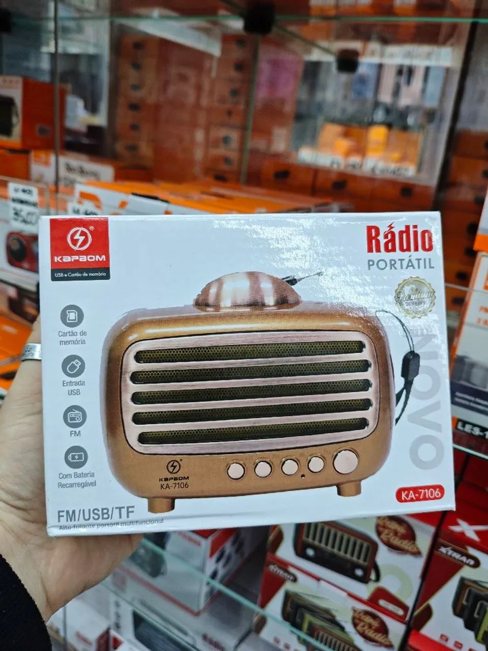 Rádio Portátil NOVO