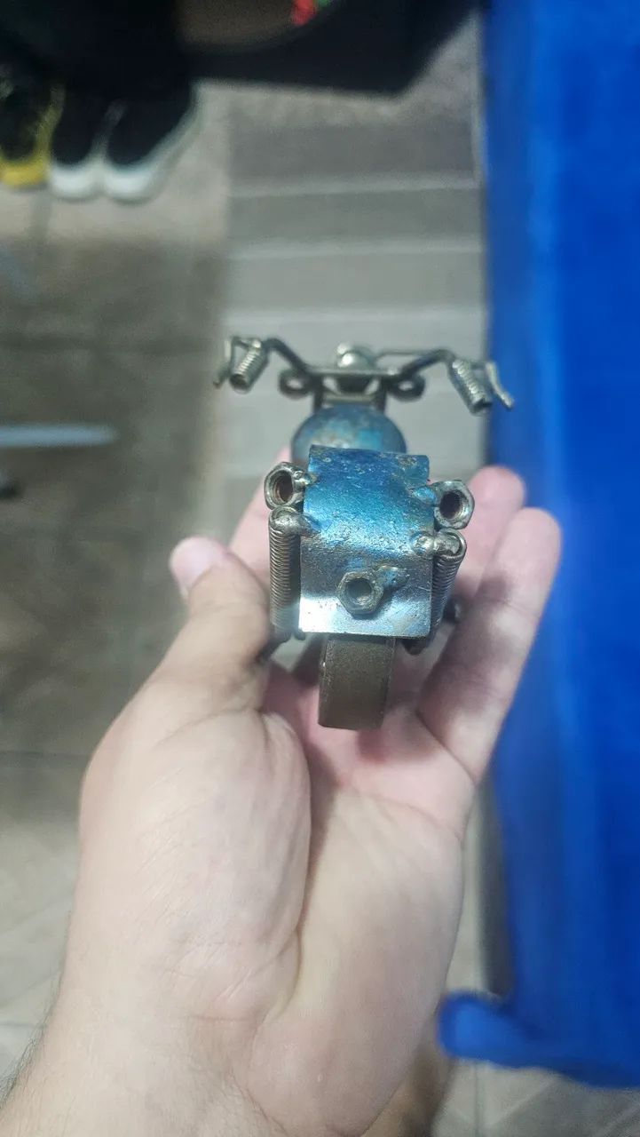 Miniatura moto de ferro - Foto 2