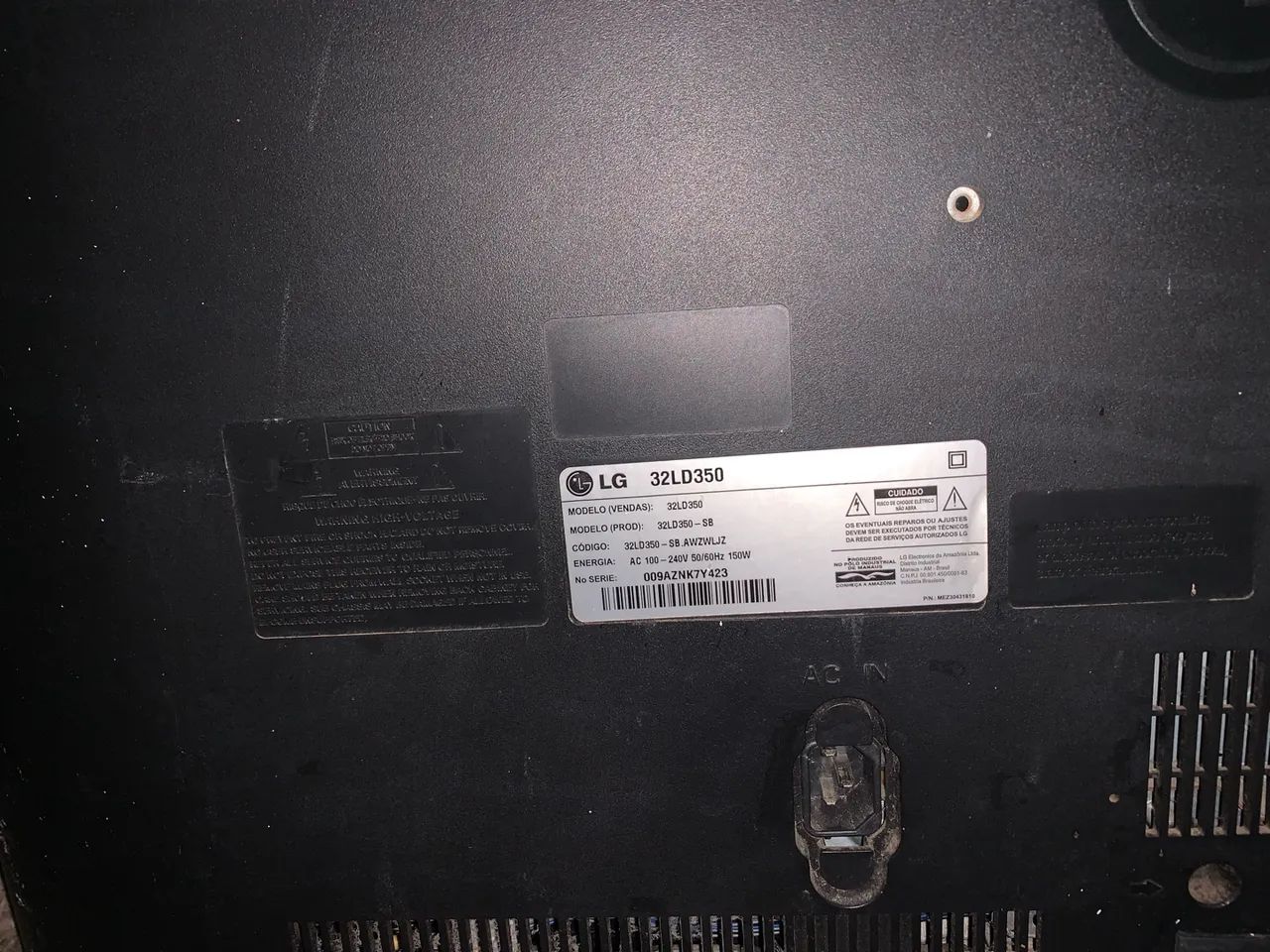 VENDO 2 TVs PARA RETIRADA DE PEÇAS - R$ 500 AS DUAS - Foto 4